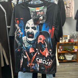 Circus Graphic Kids T-Shirt - Black with socks